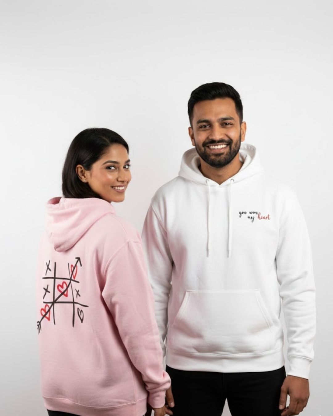 Tic Tac Toe-Unisex Brushed Fleece Hoodie