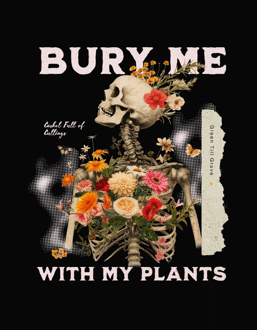 Bury Me Unisex Standard Oversized T-Shirt artwork