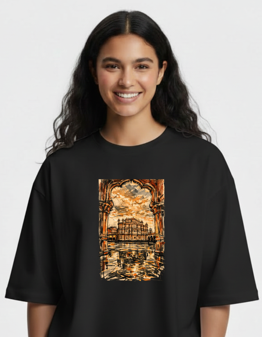 Hawa Mahal Unisex Oversized Standard T-Shirt
