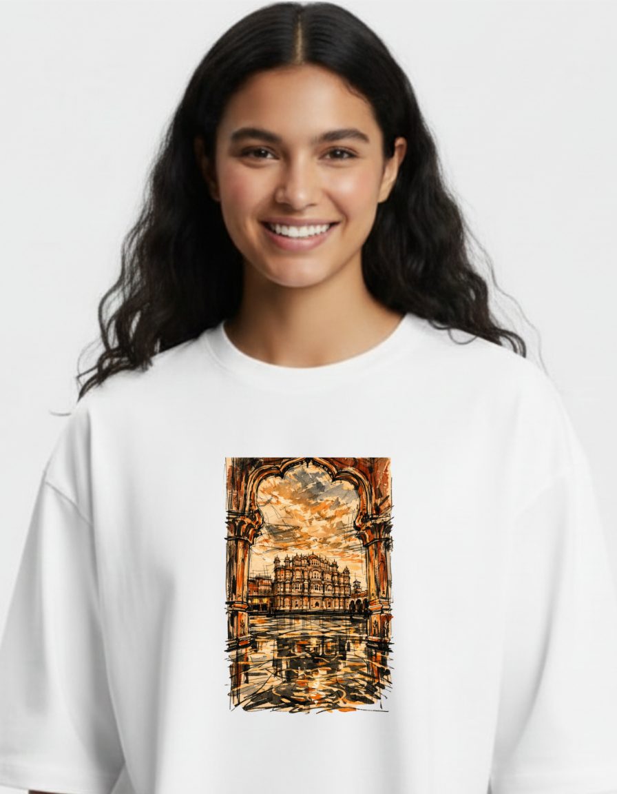 Hawa Mahal Unisex Oversized Standard T-Shirt
