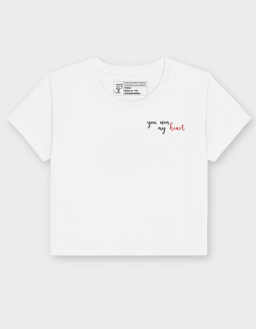 Tic Tac Toe-Womens Crop Top