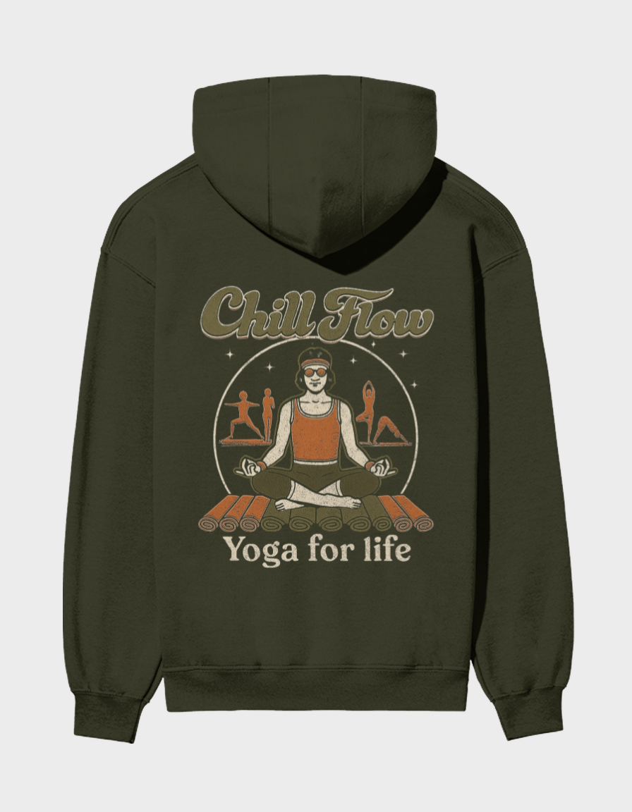 Chill Flow Unisex  Brushed Fleece Hoodie