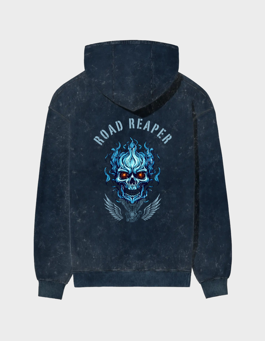 Road Reaper Unisex Acid Washed Hoodie