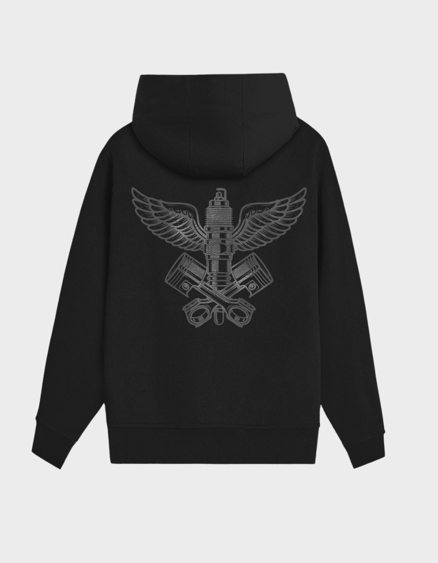 Kickstart Unisex Zip Hoodie