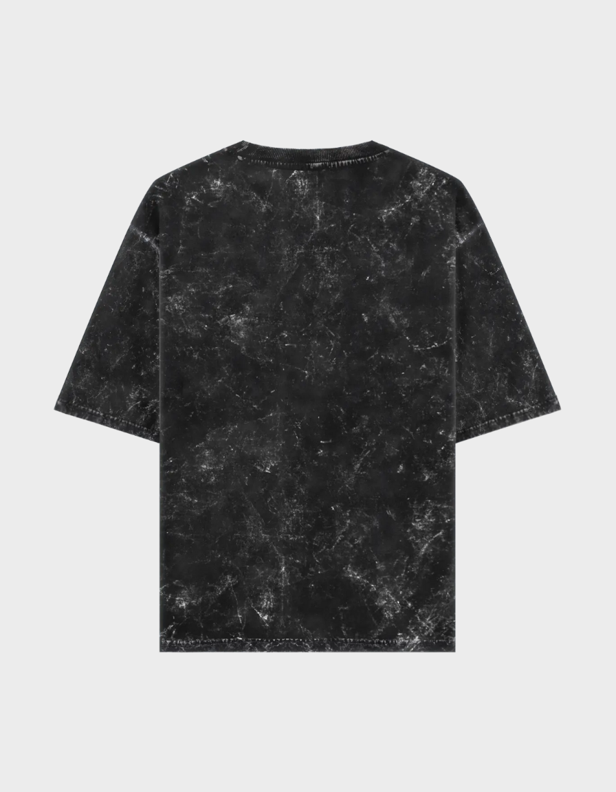 Ride O'Clock Unisex Acid Washed Oversized Tee