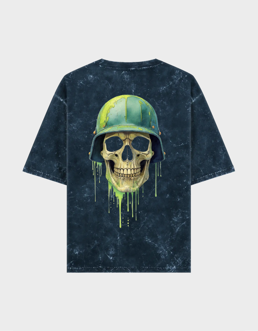 War Born Unisex Acid Washed Oversized Tee