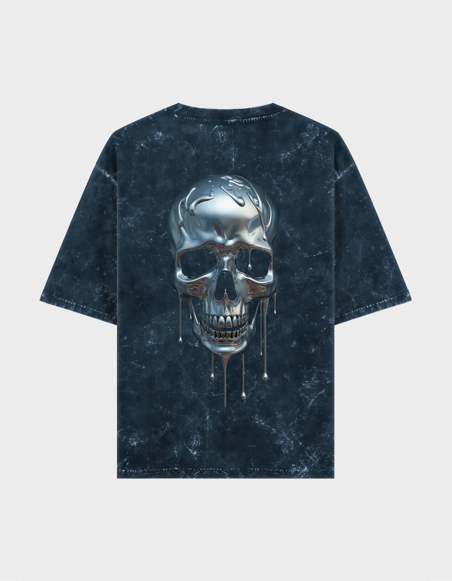 Melt Unisex Acid Washed Oversized Tee