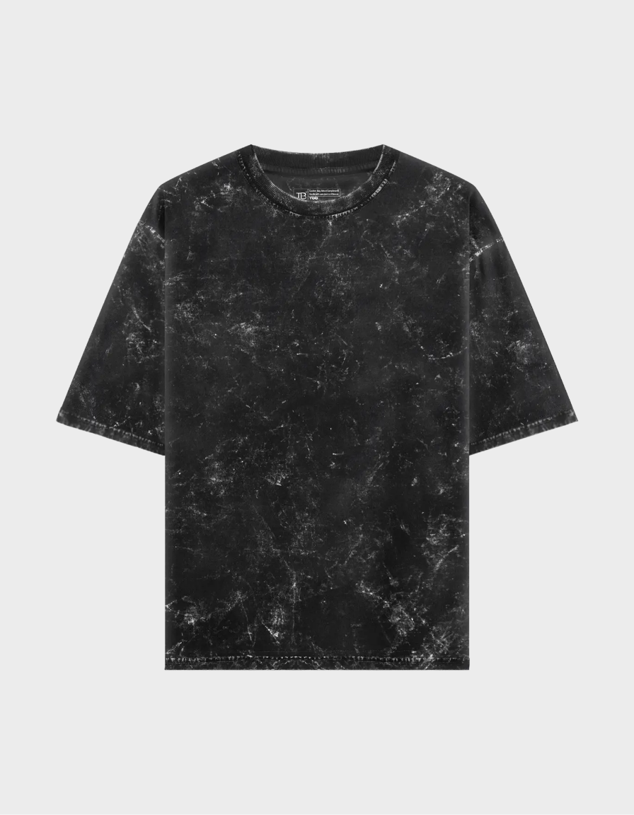 Rider Unisex Acid Washed Oversized Tee