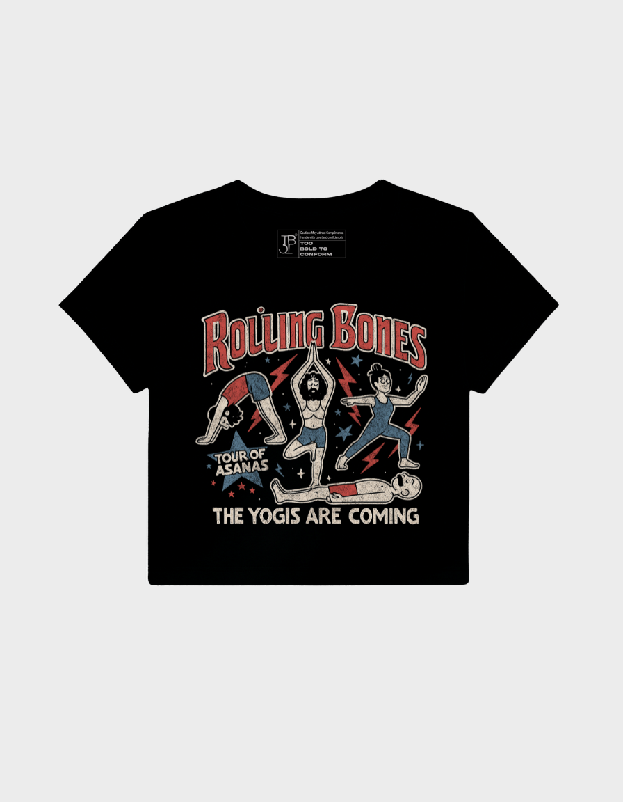 Rolling Bones Graphic Crop Top