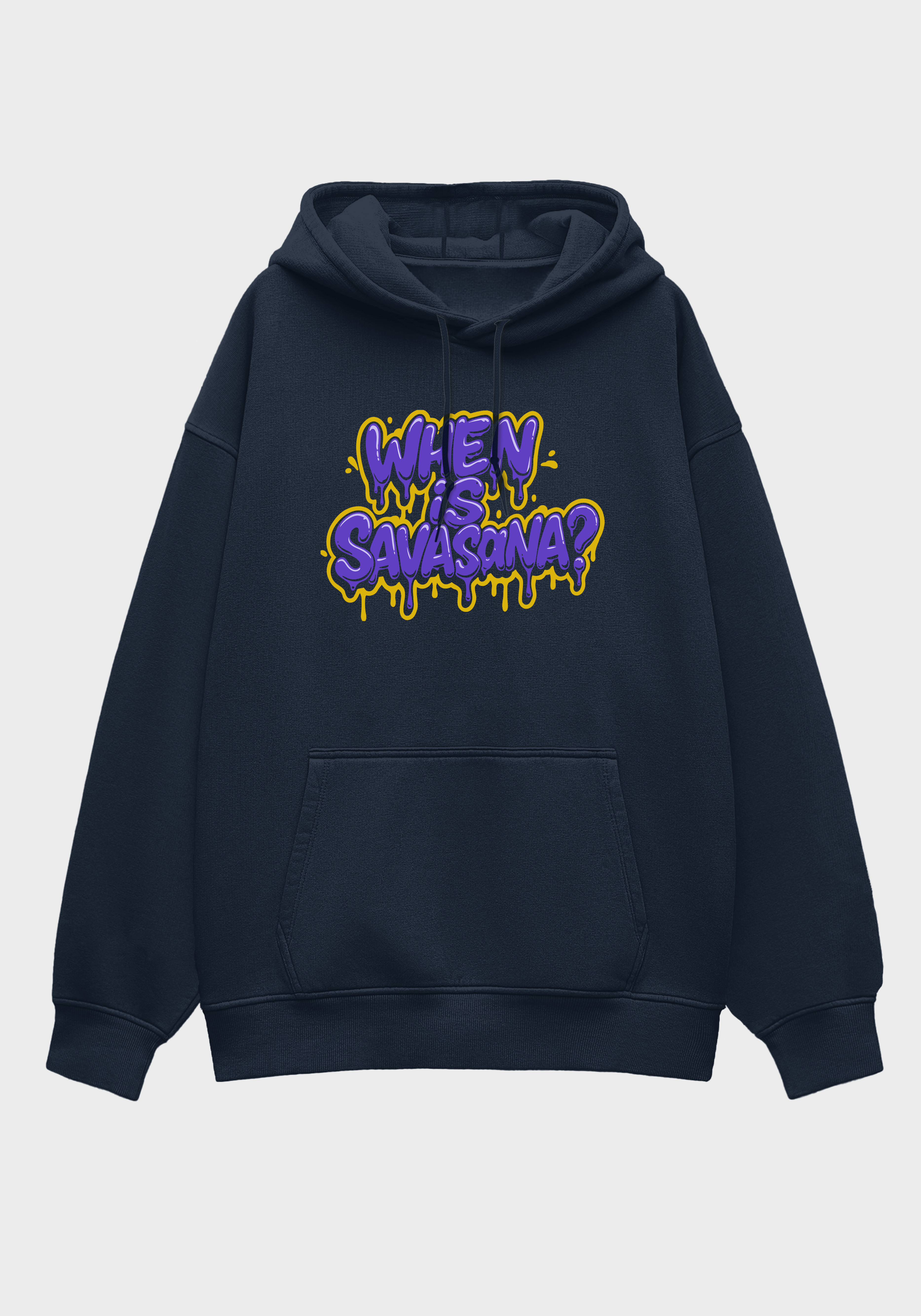 Savasana Oversized Brushed Fleece Graphic Hoodie