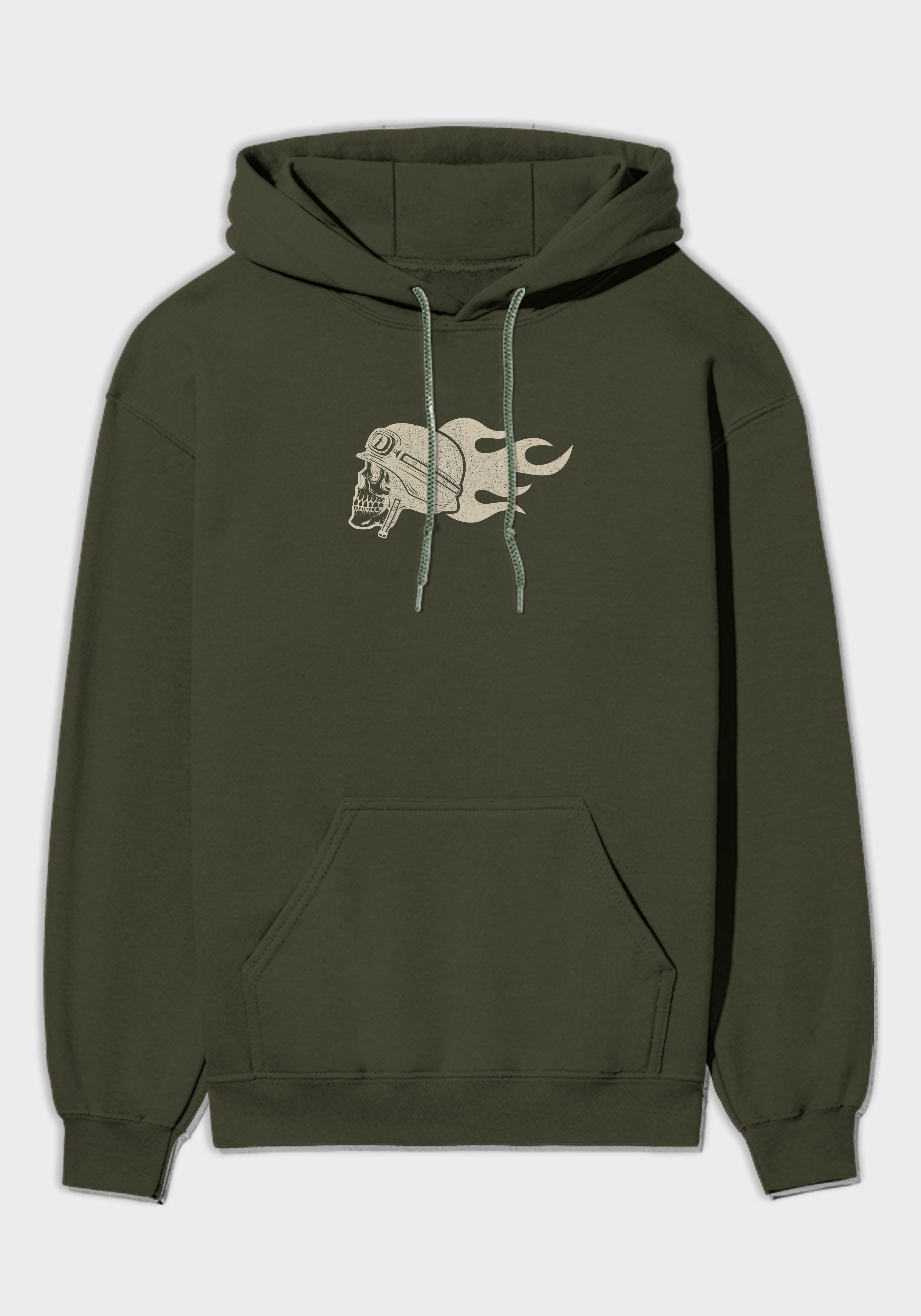 Skull cap Unisex Brushed Fleece Hoodie