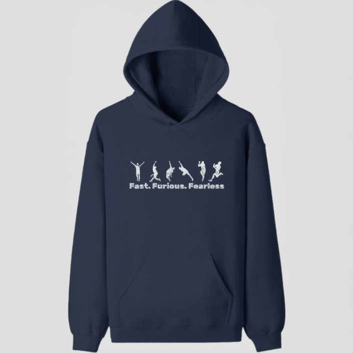 Fast Furious Fearless-Unisex Pullover Hoodie