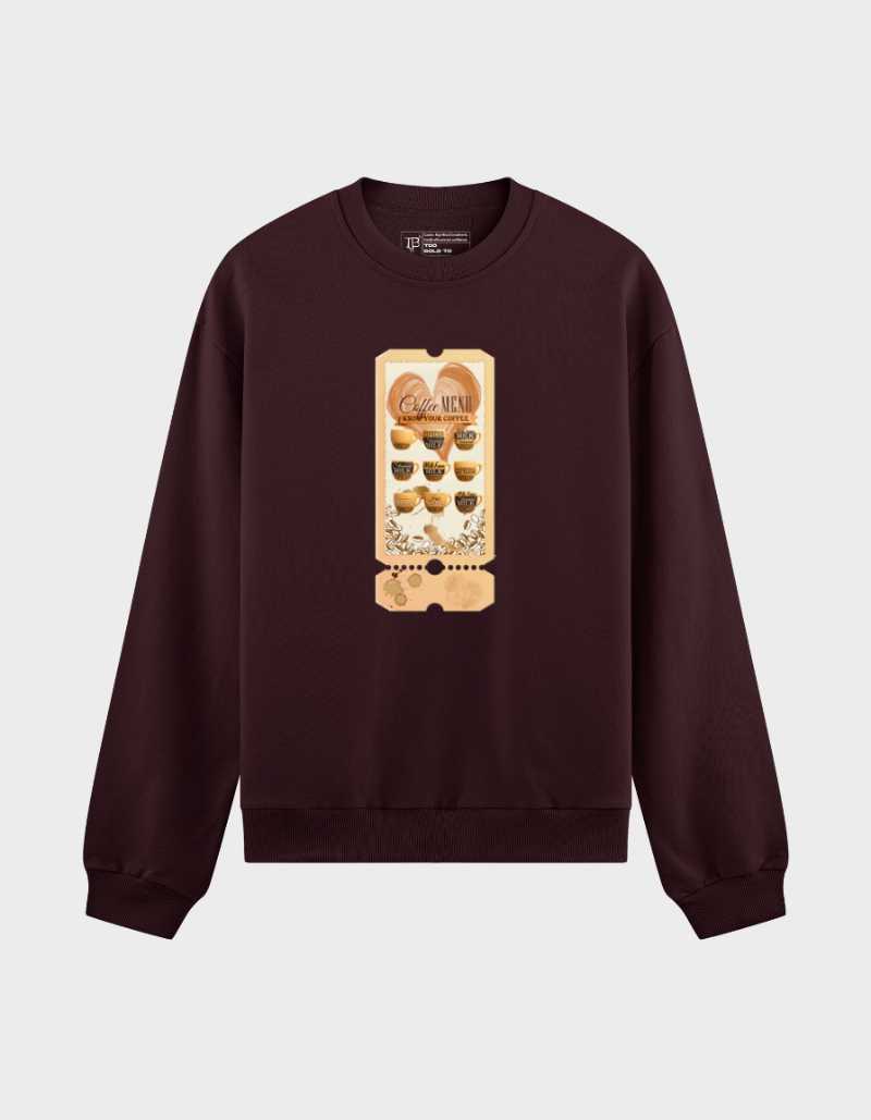 Know your Coffee Unisex  BrushedFleece Graphic Sweatshirt