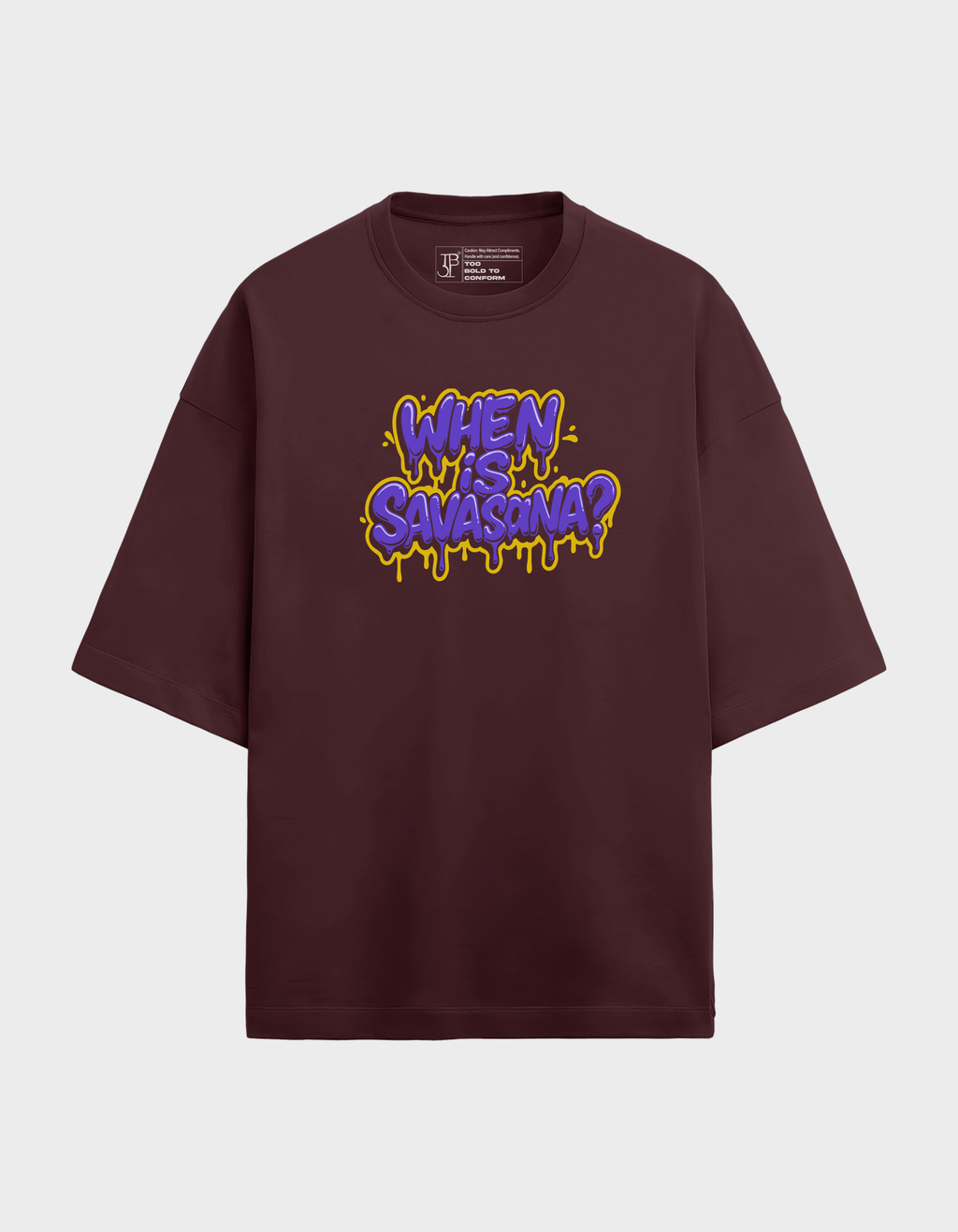 Savasana  Unisex Oversized Terry Tshirt