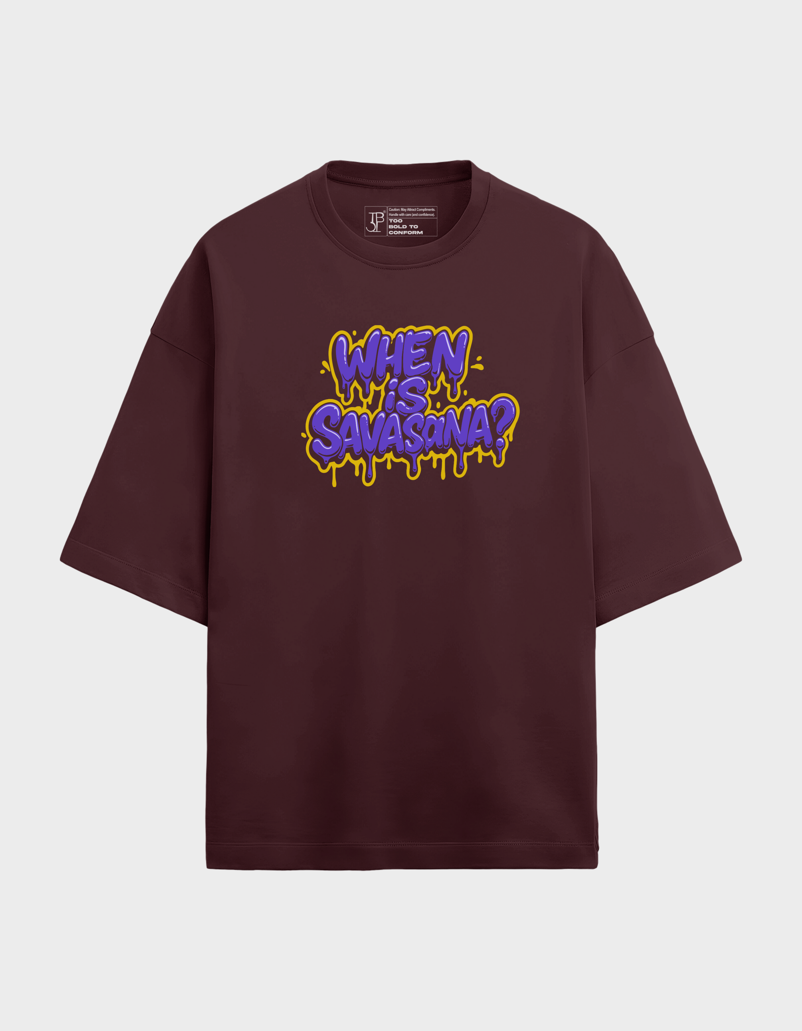 Savasana  Unisex Oversized Terry Tshirt