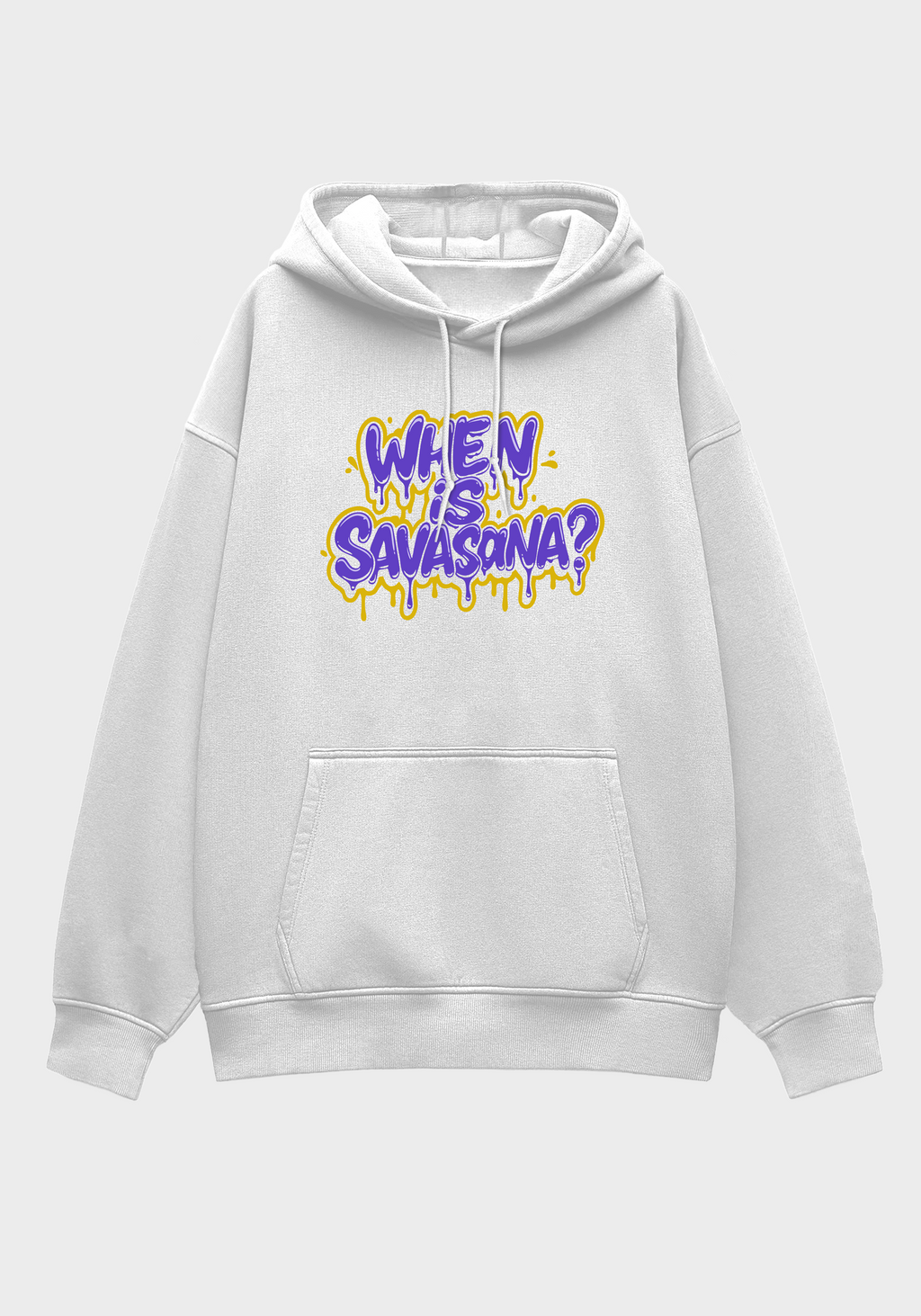 Savasana Oversized Brushed Fleece Graphic Hoodie