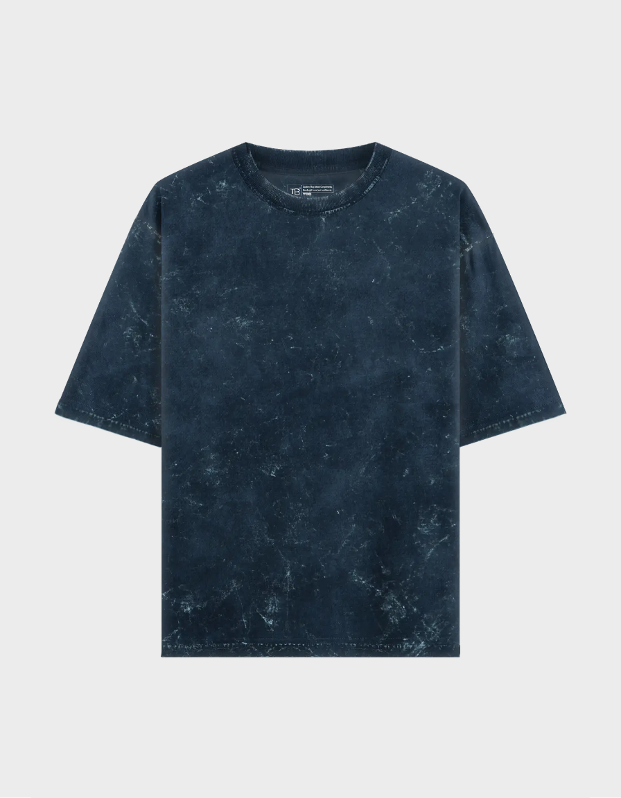 War Born Unisex Acid Washed Oversized Tee