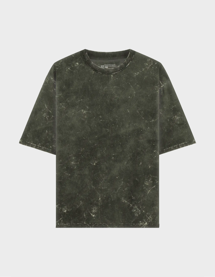 Rider Unisex Acid Washed Oversized Tee