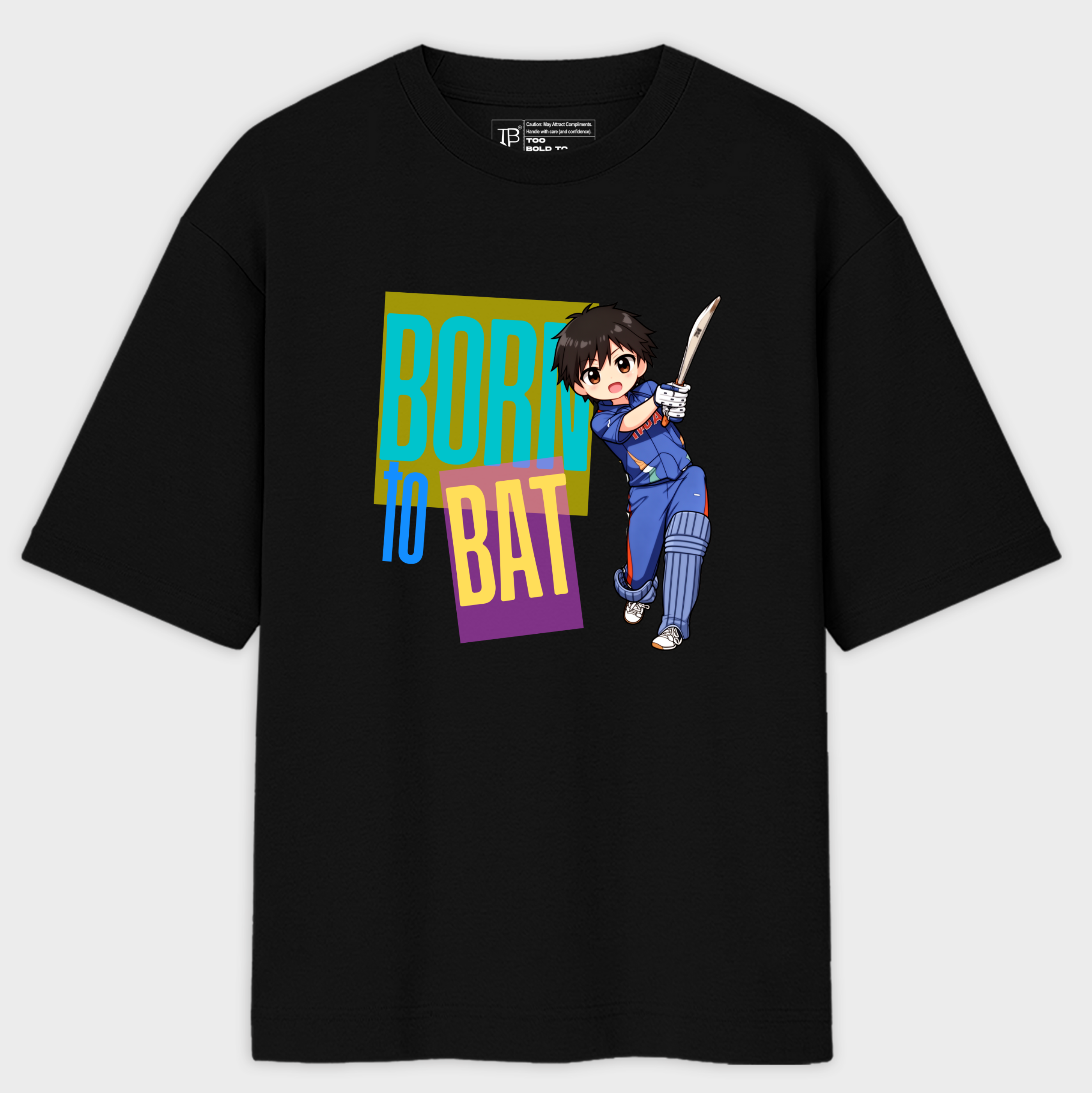 Born to Bat-Unisex Oversized Standard T-Shirt
