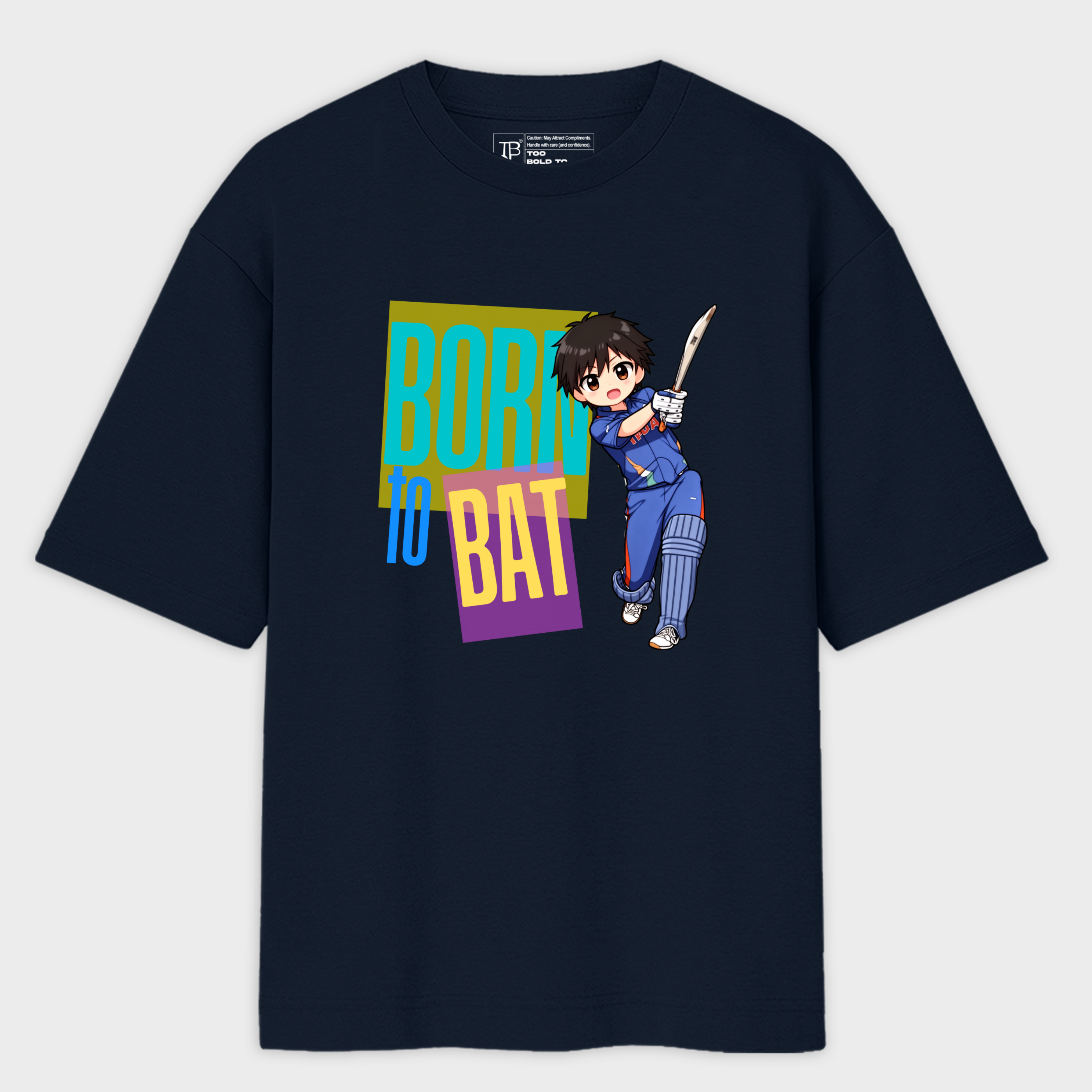 Born to Bat-Unisex Oversized Standard T-Shirt