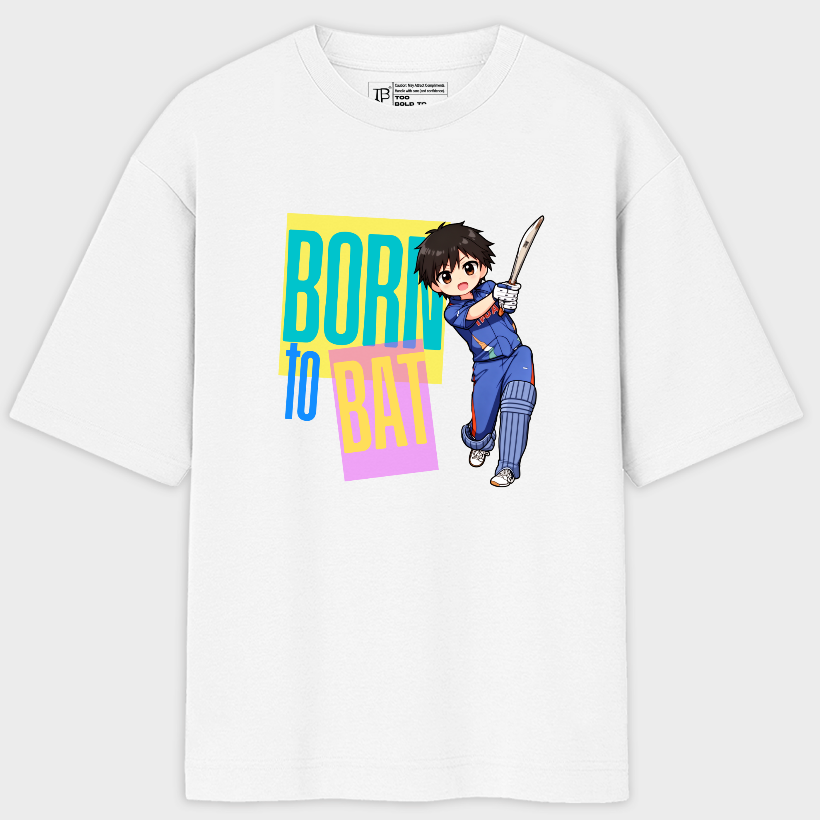 Born to Bat-Unisex Oversized Standard T-Shirt