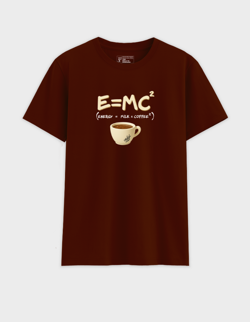 Coffequation Unisex  Cotton Graphic  Tshirt