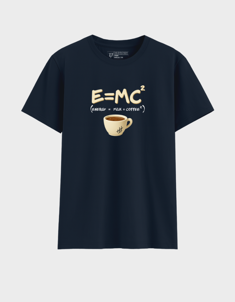 Coffequation Unisex  Cotton Graphic  Tshirt