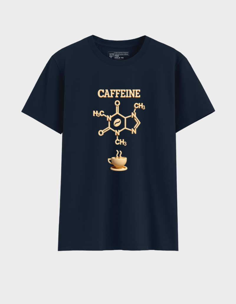 Caffeine Bond Unisex Cotton Graphic Tshirt