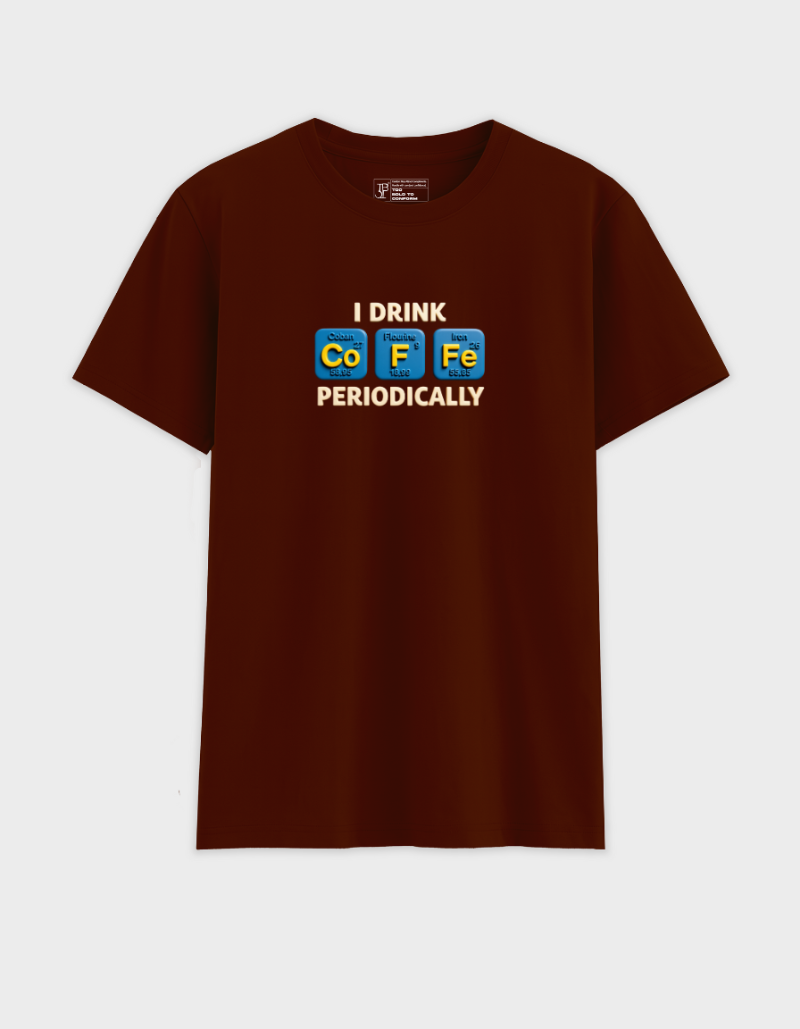 Periodic Brew Unisex Cotton Graphic Tshirt