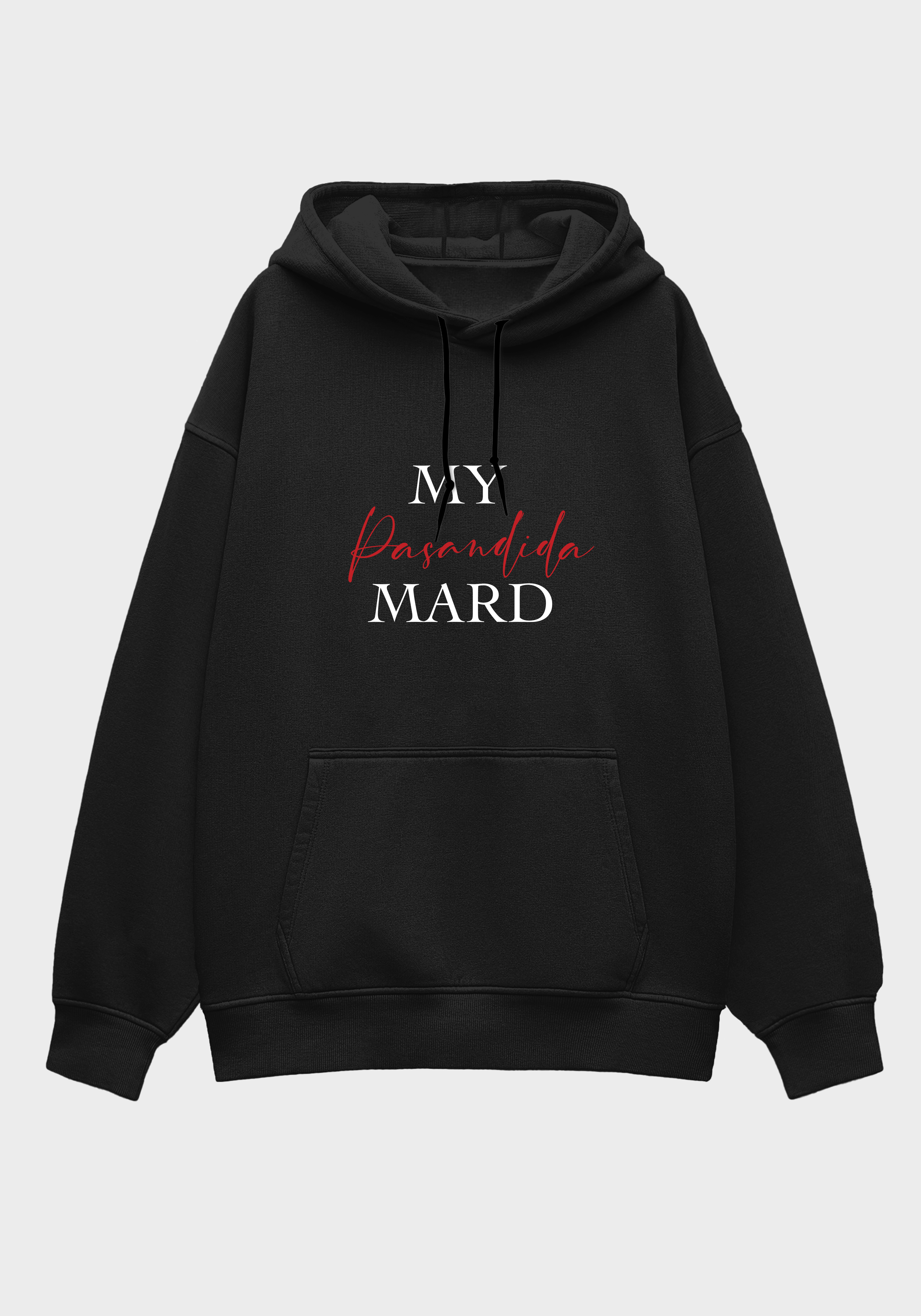 Pasandida Couple -Oversized Brushed Fleece Hoodie