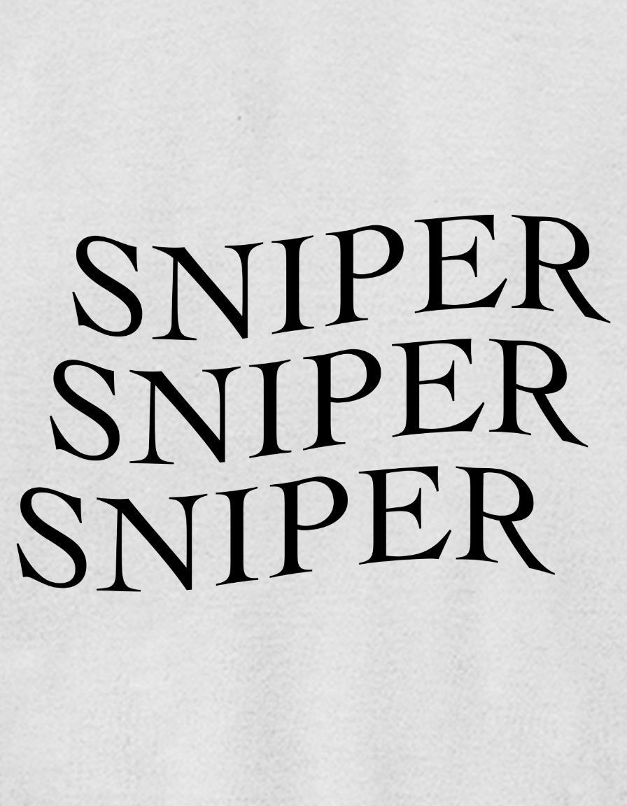 Snipper-Mens Oversized Hoodie