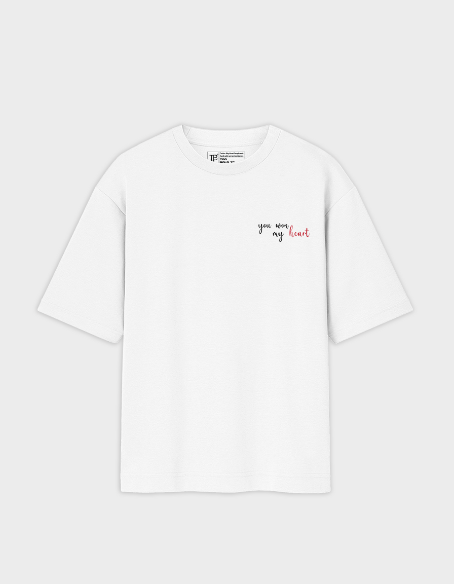 You won my Heart-Unisex Oversized Standard T-Shirt