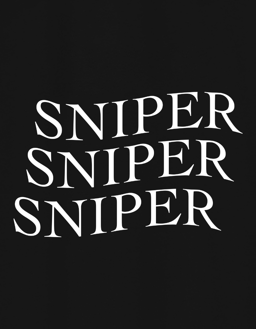 Snipper-Mens Oversized Standard T-Shirt