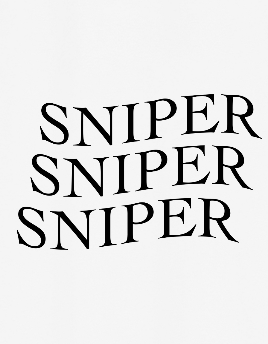 Snipper-Mens Oversized Standard T-Shirt