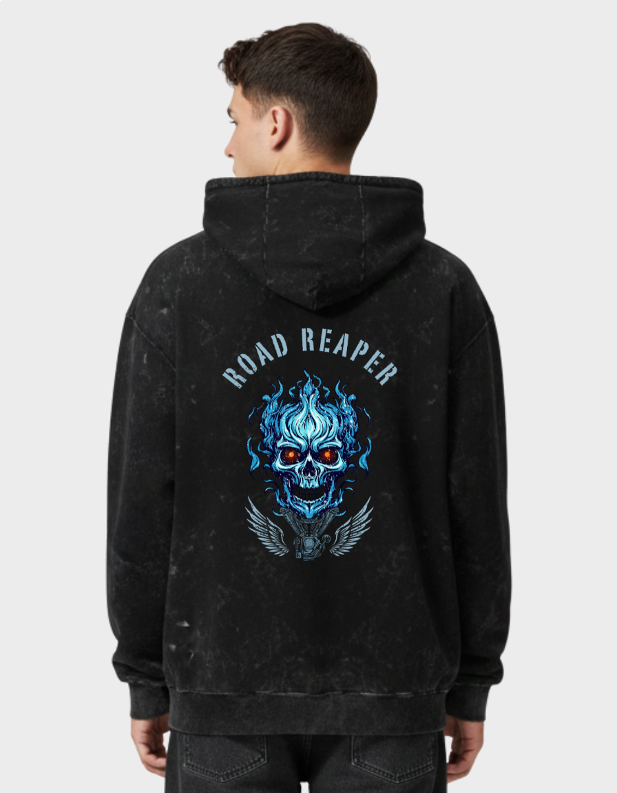 Road Reaper Unisex Acid Washed Hoodie