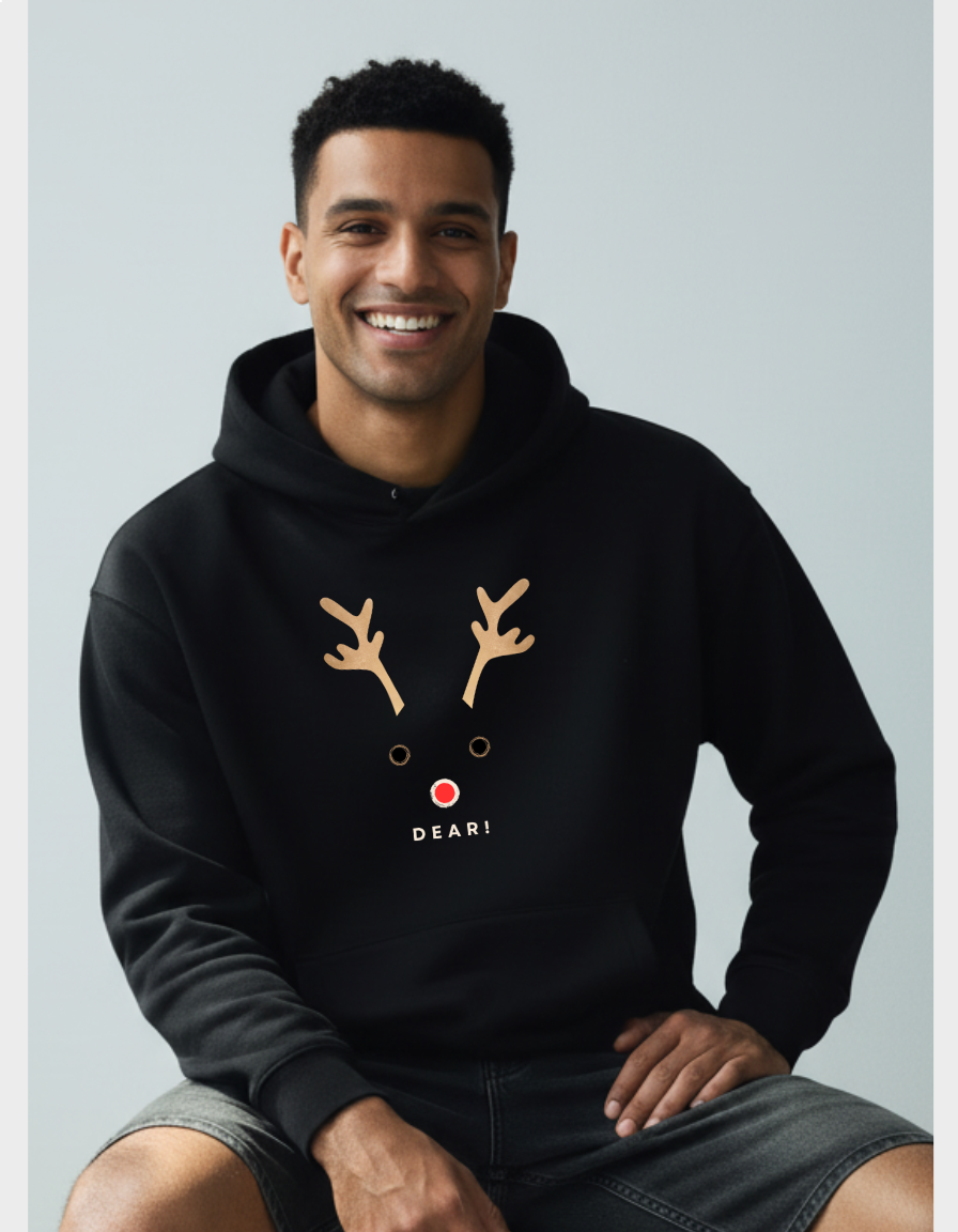 OH Dear Unisex Brushed Fleece Hoodie