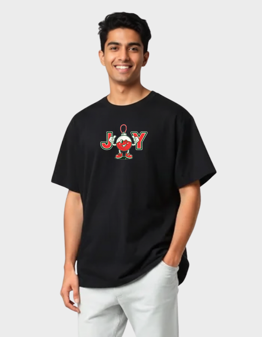 JOY Print Unisex Terry Oversized Tee