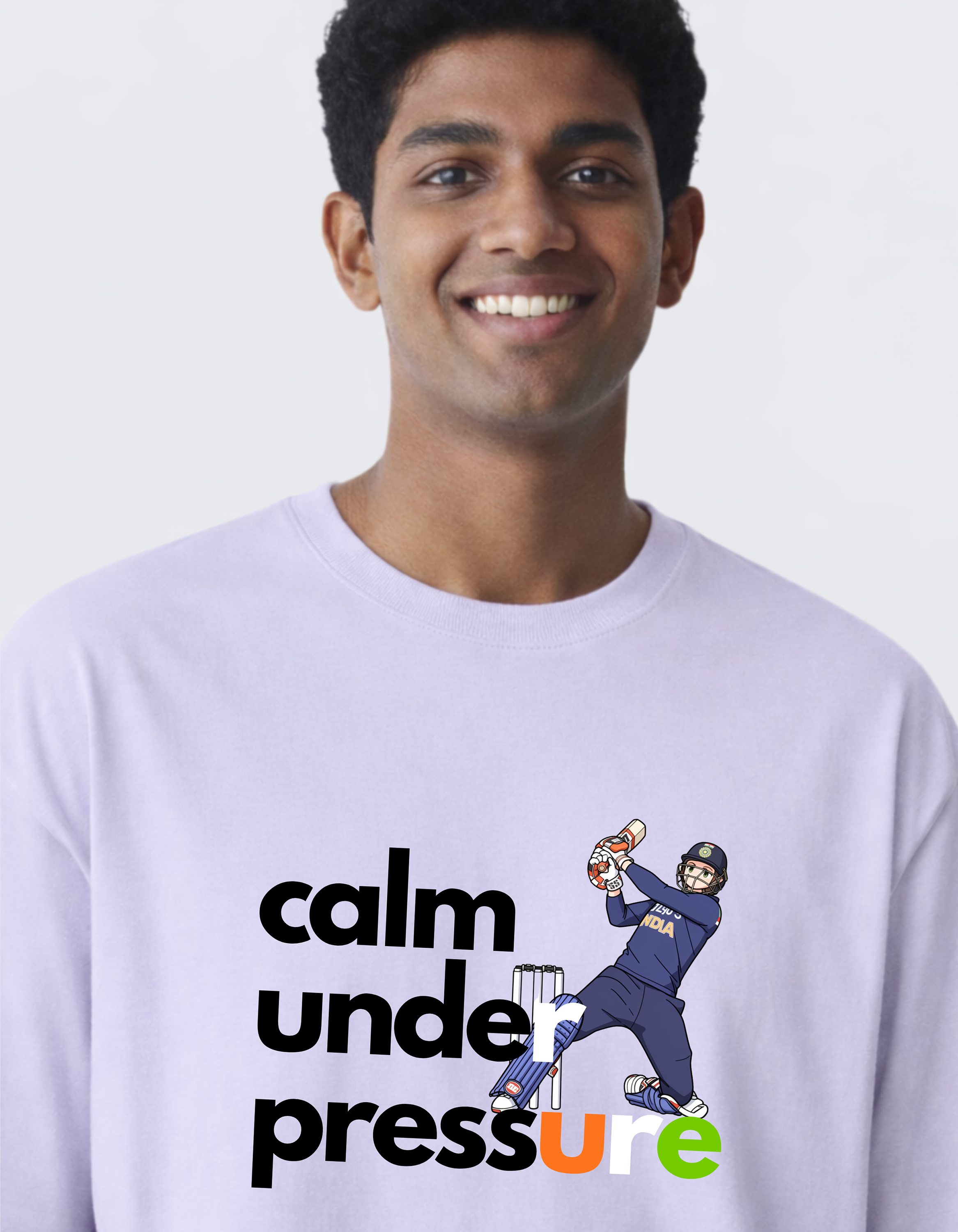 Calm Under pressure-Unisex Oversized Standard T-Shirt