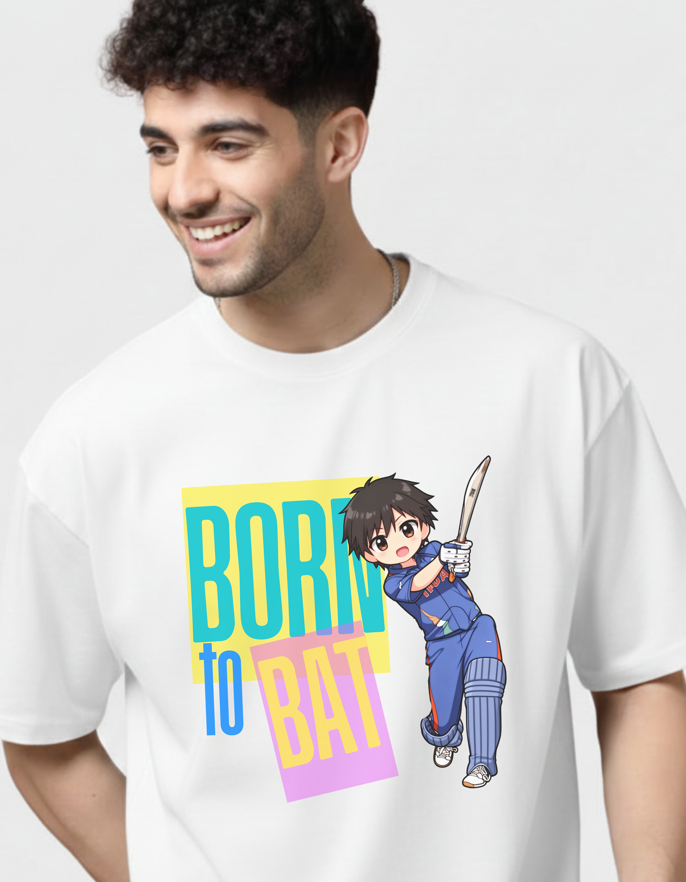 Born to Bat-Unisex Oversized Standard T-Shirt