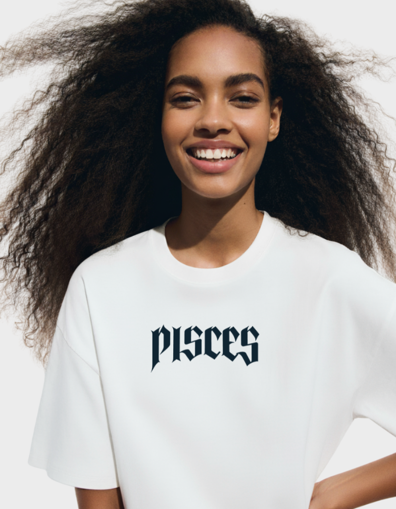 Pisces Unisex Oversized T-Shirt