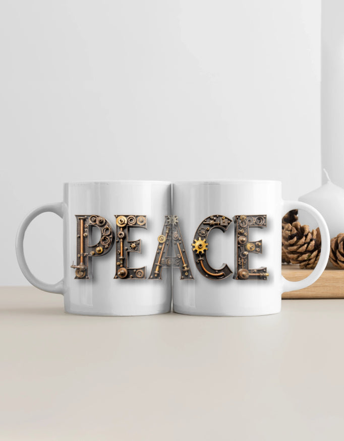 Peace White Coffee Mug