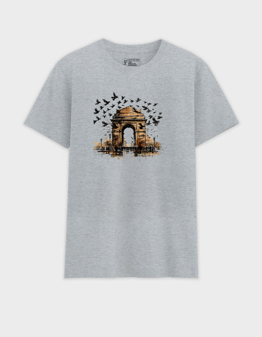 India Gate Unisex Classic Crew T-Shirt