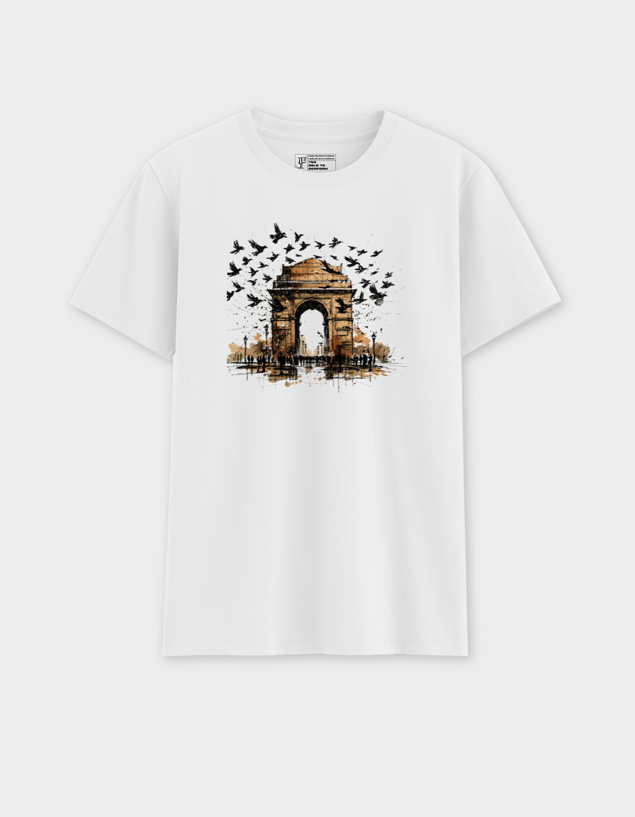 India Gate Unisex Classic Crew T-Shirt