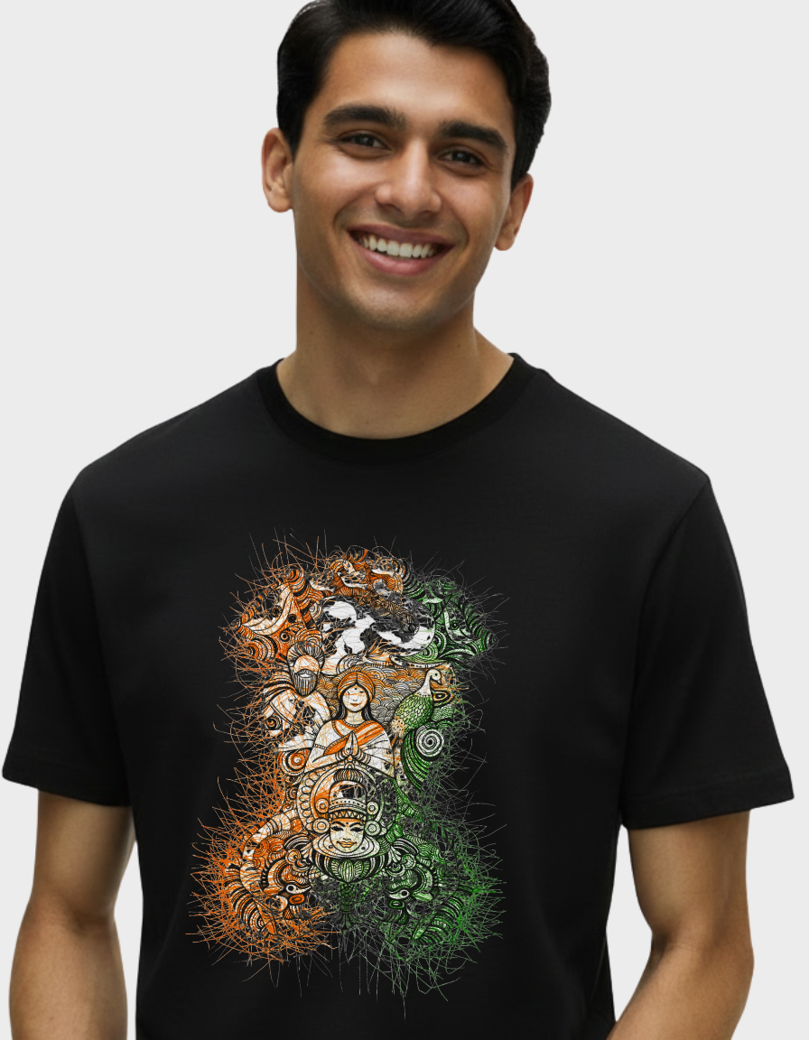 Abstract Illustration Classic Crew T-Shirt