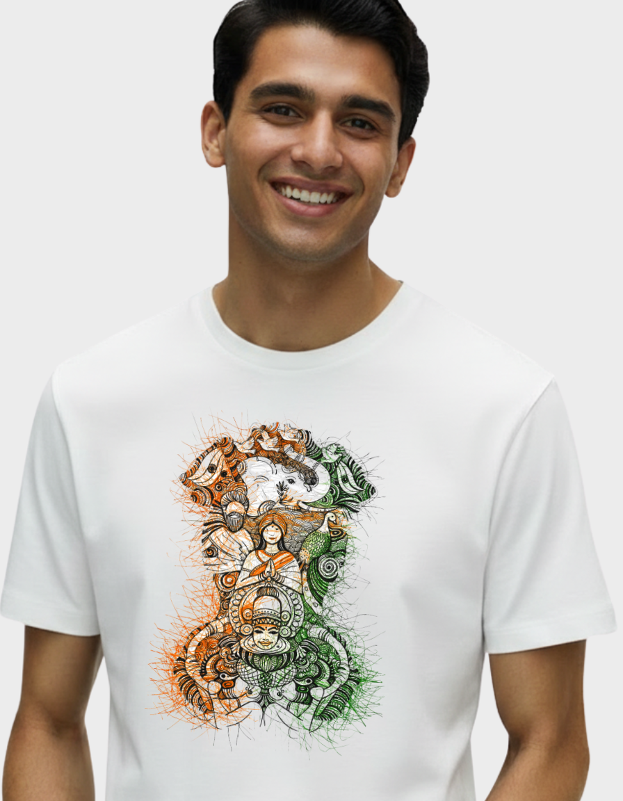 Abstract Illustration Classic Crew T-Shirt