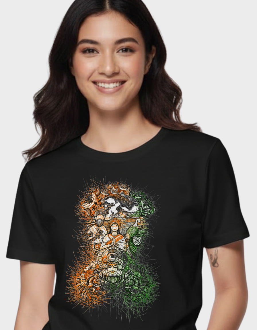 Abstract Illustration Classic Crew T-Shirt