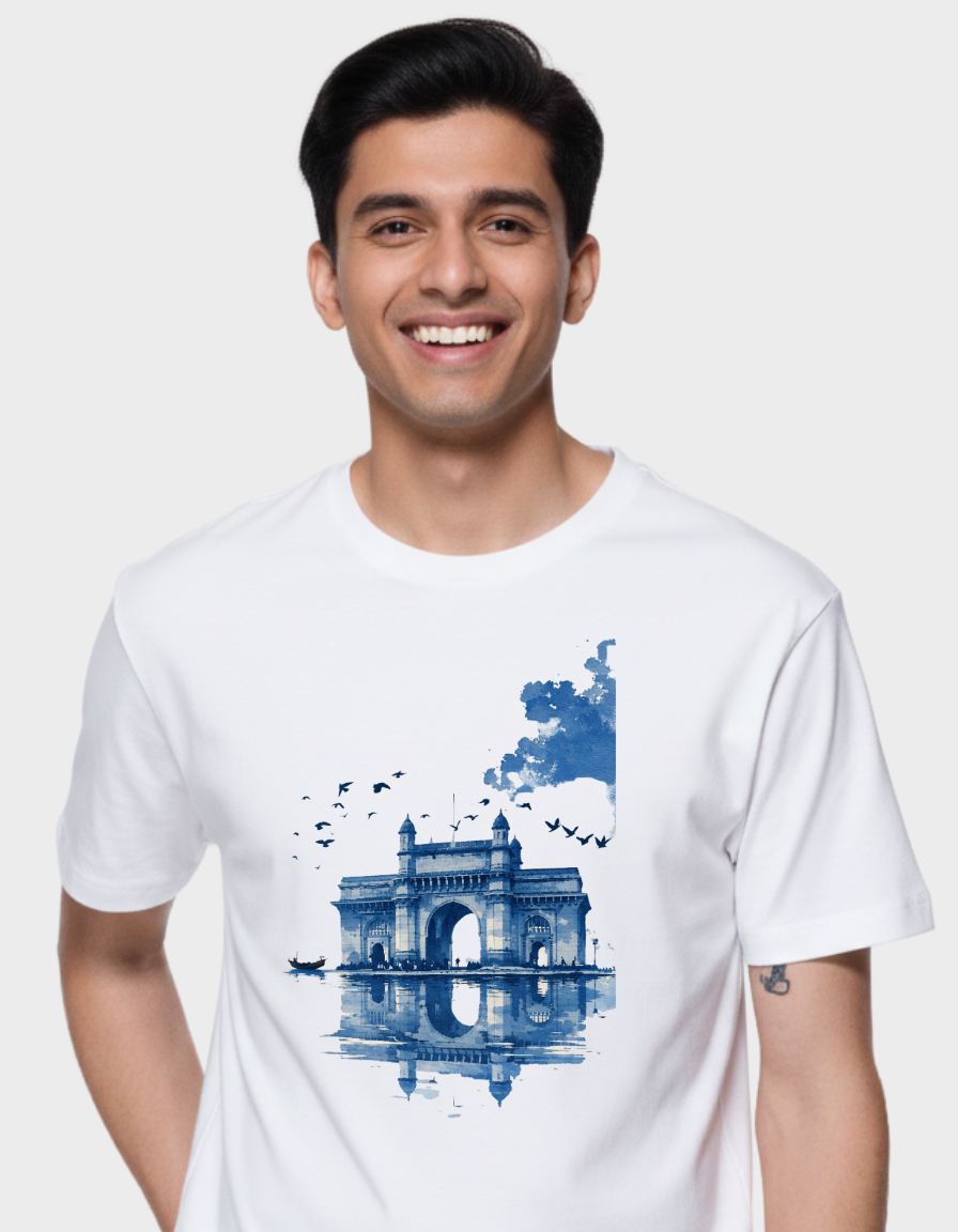 Gateway of India Unisex Classic Crew T-Shirt
