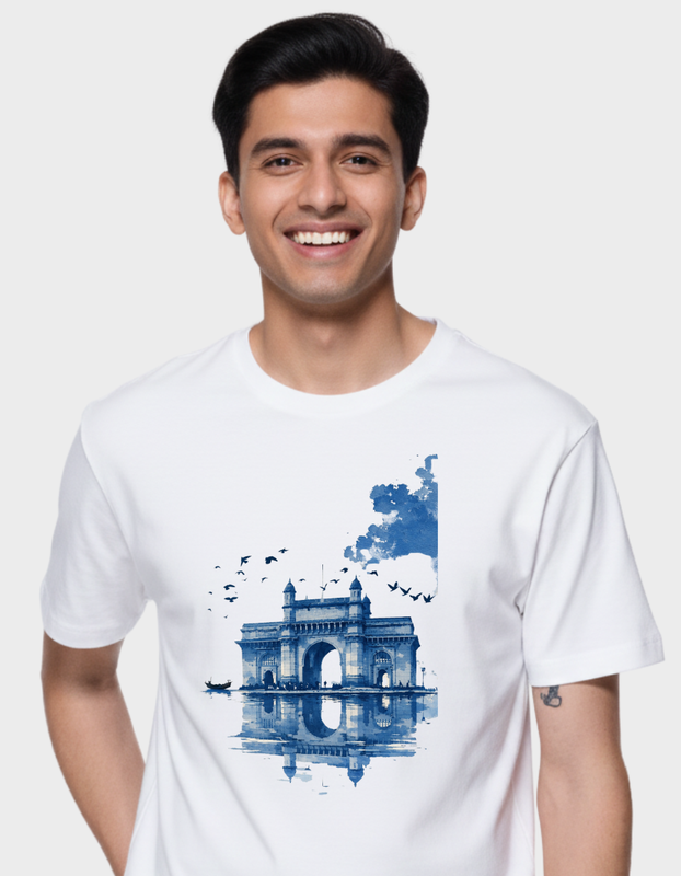 Gateway of India Unisex Classic Crew T-Shirt
