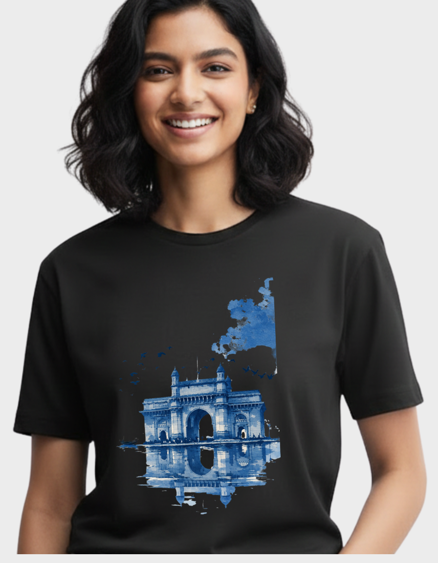 Gateway of India Unisex Classic Crew T-Shirt