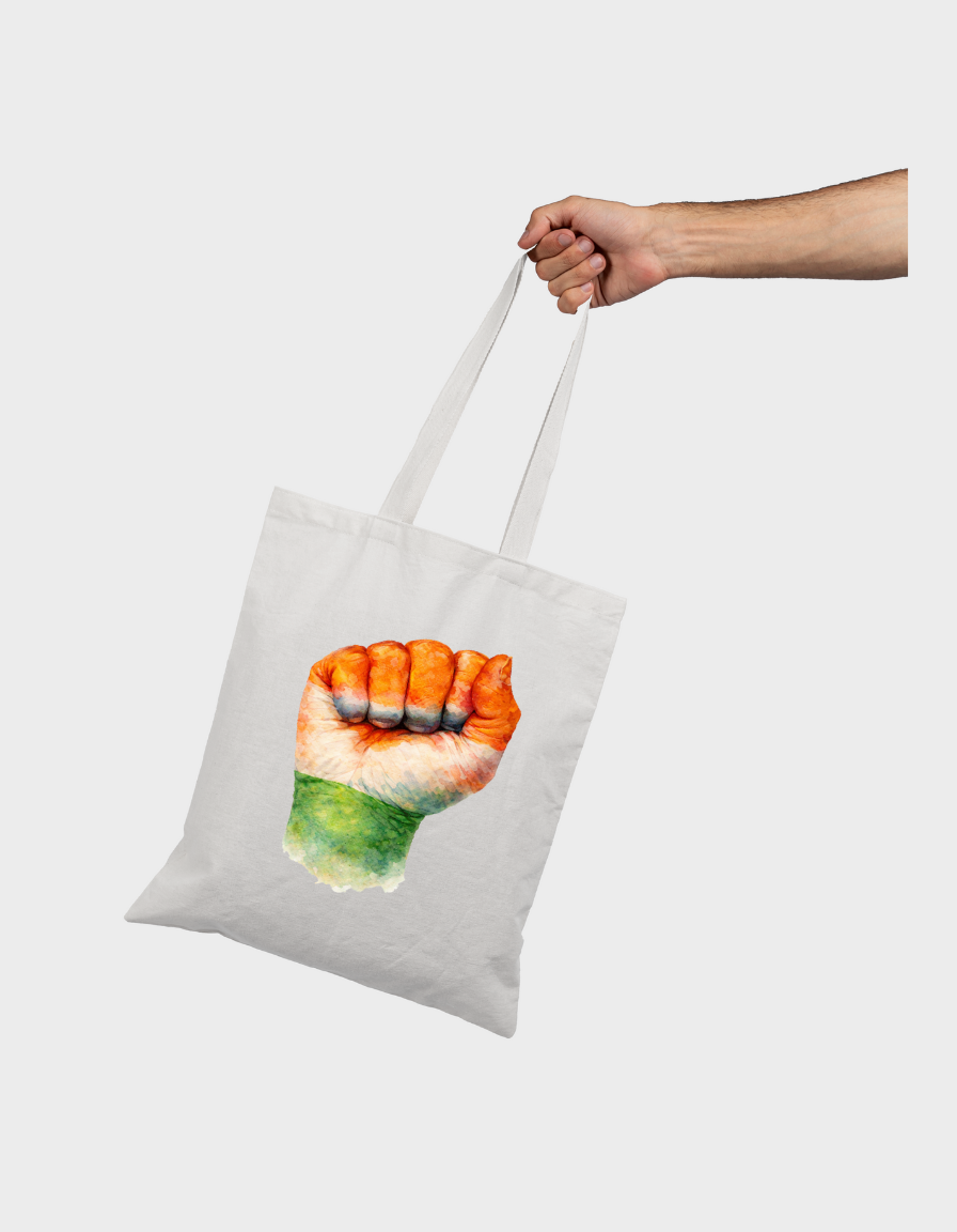 Symbolic Art Design Zipper Tote Bag